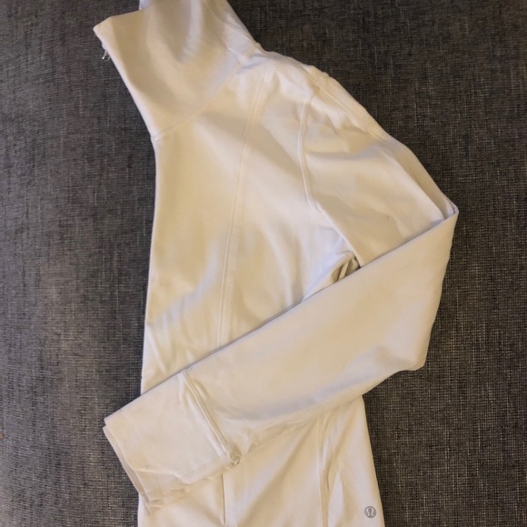 lululemon athletica Jackets & Blazers - Lululemon Ivory Zip Up Jacket